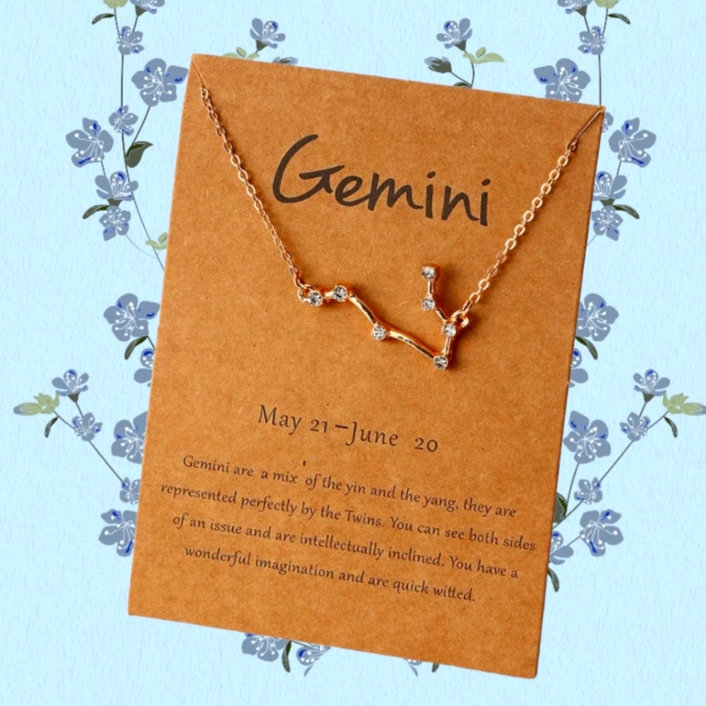 Gemini Zodiac Necklace